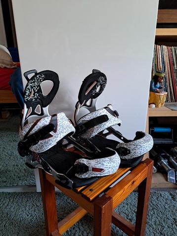 Sp core fastec series snowboard bindingen, Sport en Fitness, Ophalen of Verzenden, Zo goed als nieuw, Bindingen