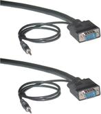 Kramer Electronics 15 Pin HD VGA + 3.5 mm Audio Cable, Enlèvement, Neuf