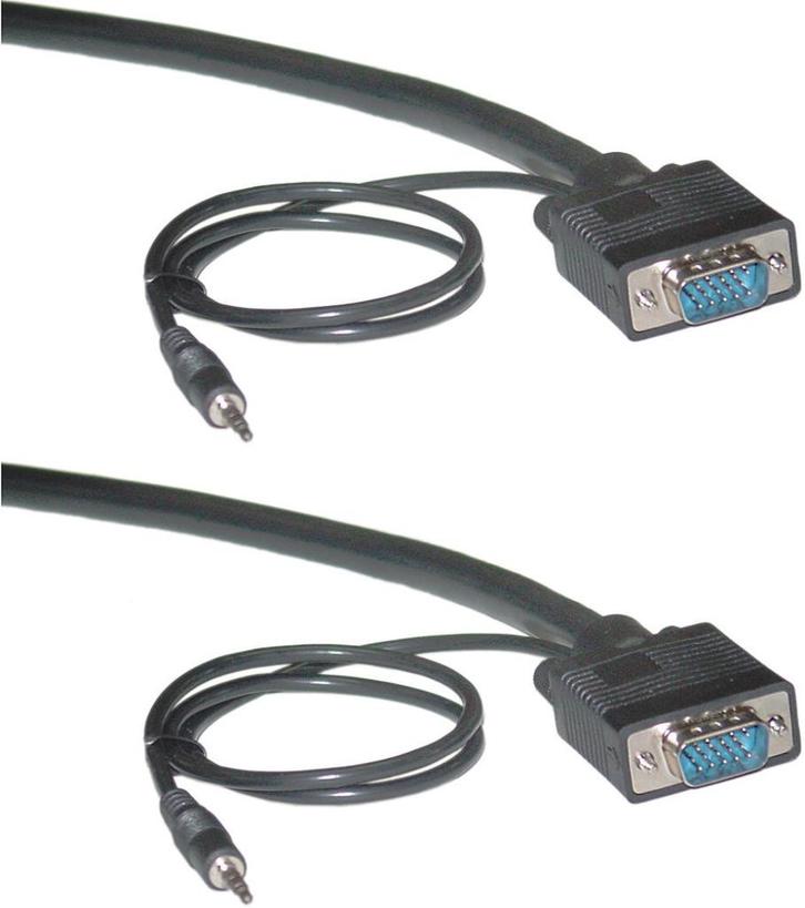 Kramer Electronics 15 Pin HD VGA + 3.5 mm Audio Cable, Audio, Tv en Foto, Audiokabels en Televisiekabels, Nieuw, Ophalen