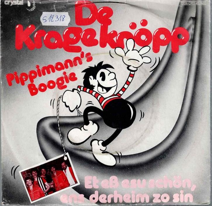Vinyl, 7"    -    De Krageknöpp – Pippimann's Boogie, Cd's en Dvd's, Vinyl | Overige Vinyl, Overige formaten, Ophalen of Verzenden