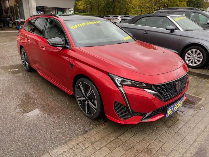 Peugeot 308 SW Hybrid 180 GT FULL OPTION MET 2JAAR GARANTIE, Auto's, Peugeot, Bedrijf, Te koop, 360° camera, ABS, Adaptive Cruise Control