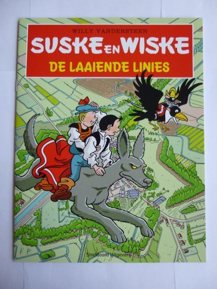 SUSKE EN WISKE RECLAME UITGAVE"DE LAAIENDE LINIES"UIT 2011, Boeken, Stripverhalen, Zo goed als nieuw, Eén stripboek, Ophalen of Verzenden