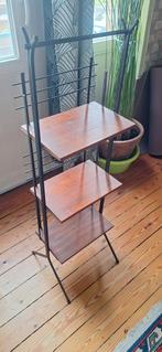 Kleine vintage teakhouten plank in Tomado/String-stijl, Huis en Inrichting, Ophalen, Zo goed als nieuw
