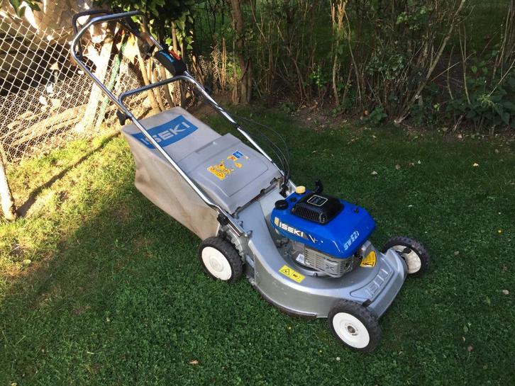 Tondeuse Iseki professionnelle SW521, Tuin en Terras, Grasmaaiers, Gebruikt, Benzine-grasmaaier, 50 cm of meer, Opvangzak, Opvangbak