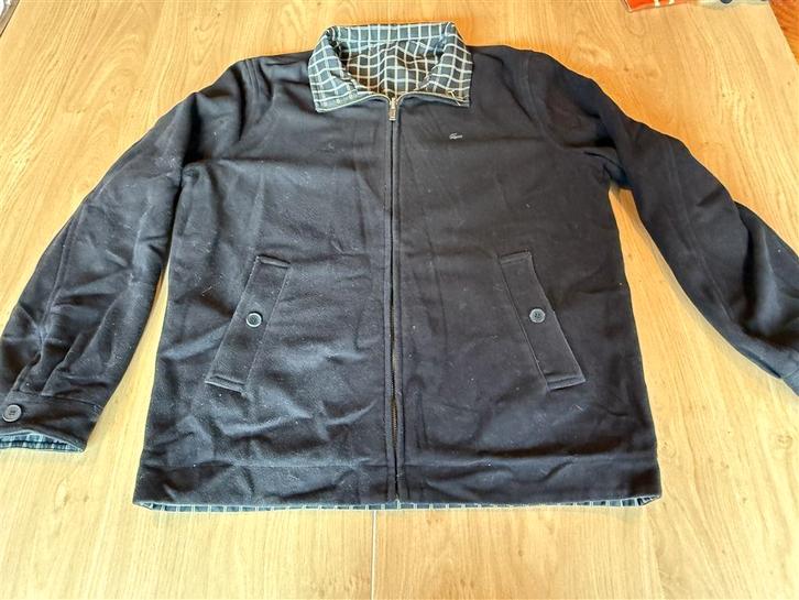 Lacoste jas - Bomber Jacket Reversible maat L, Kleding | Heren, Jassen | Zomer, Zo goed als nieuw, Maat 52/54 (L), Verzenden