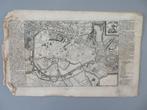 kaart map Brussel eind 17de eeuw Johann Stridbeck, Boeken, Atlassen en Landkaarten, Voor 1800, Ophalen of Verzenden, Zo goed als nieuw