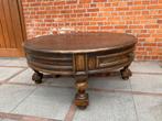salontafel met 2 schuifjes, Huis en Inrichting, Tafels | Salontafels, Ophalen, Gebruikt, 50 tot 100 cm, 50 tot 100 cm