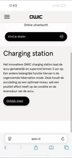Charging Station QWIC, Ophalen, Nieuw, Overige merken