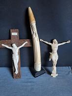 Afrikaans sculptuur Madonna + 2 Corpus christi, Antiek en Kunst, Kunst | Beelden en Houtsnijwerken, Ophalen of Verzenden