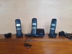 Gigaset A250 trio zwarte telefoon met antwoordapparaat, Telecommunicatie, Vaste telefoons | Handsets en Draadloos, Ophalen of Verzenden