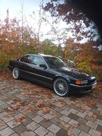 Bmw e38 728i 1998, Auto's, BMW, Automaat, Achterwielaandrijving, Zwart, Leder