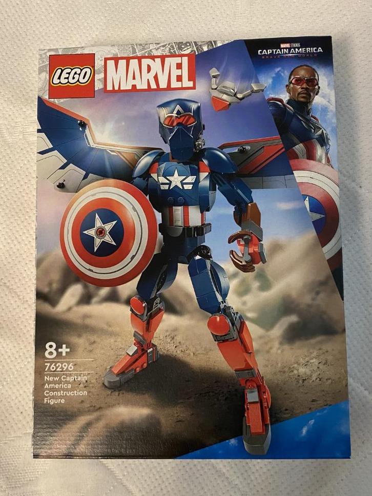 LEGO MARVEL Nieuwe Captain America bouwfiguur 76296, Kinderen en Baby's, Speelgoed | Duplo en Lego, Nieuw, Lego, Complete set