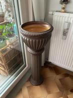 Bloempot op zuil / plantenstaander, Huis en Inrichting, Ophalen, Gebruikt
