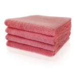 Indian red handdoek met geborduurde naam naar keuze, Ophalen of Verzenden, Nieuw, Roze, Handdoek