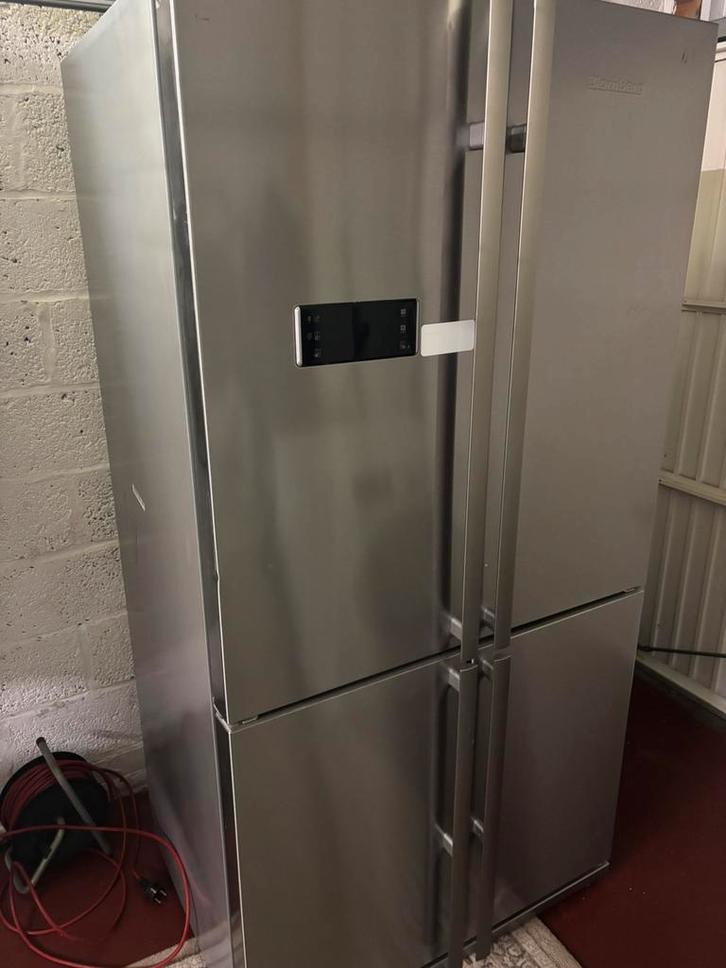 Wasmachine + amerikansekoelkast, Elektronische apparatuur, Koelkasten en IJskasten, Gebruikt, Met vriesvak, 150 tot 200 liter