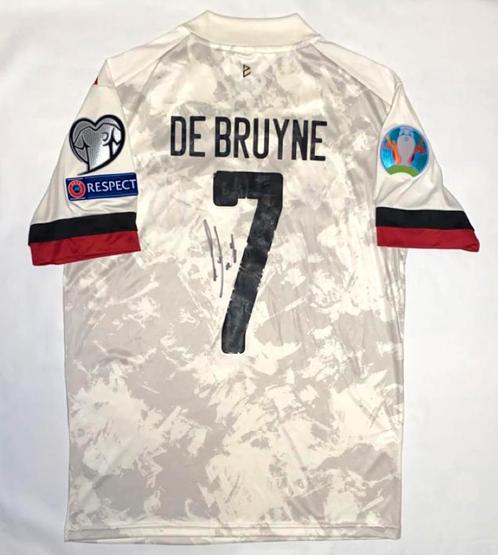 Gesigneerd shirt Kevin De Bruyne, Sports & Fitness, Football, Comme neuf, Maillot, Enlèvement ou Envoi