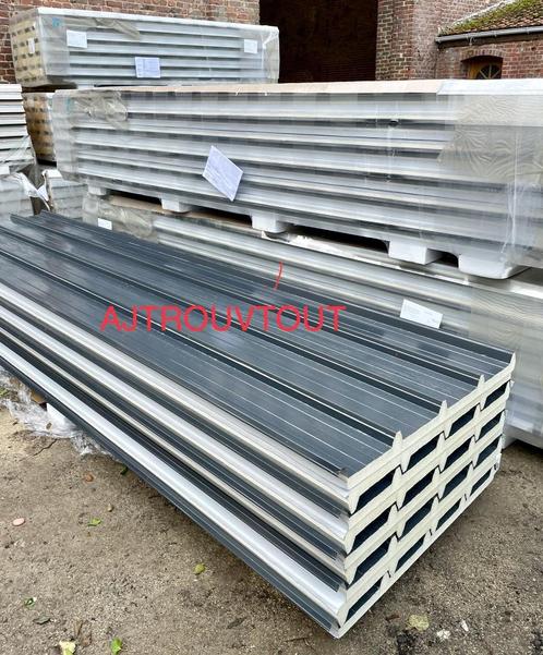 Tole bac acier isolée toles sandwich 40mm 24.90/M2 TTC, Doe-het-zelf en Bouw, Platen en Panelen, Nieuw, Ophalen of Verzenden