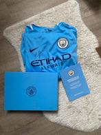 gesigneerd voetbalshirt Manchester City, Sport en Fitness, Voetbal, Maat L, Ophalen, Zo goed als nieuw