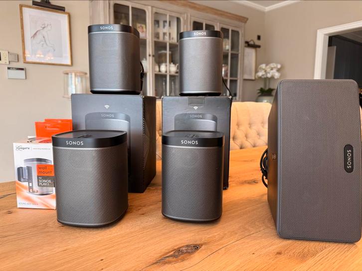 SONOS Play 1 + SONOS Play 3, Audio, Tv en Foto, Luidsprekerboxen, Zo goed als nieuw, Sonos, Ophalen