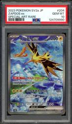 Zapdos ex [SAR] PSA 10 - 204/165 - Japanese 151 2023, Hobby en Vrije tijd, Verzamelkaartspellen | Pokémon, Ophalen of Verzenden