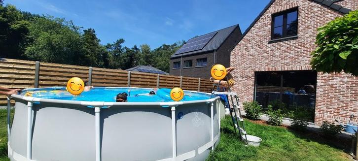 Intex zwembad 457cmX122cm + toebehoren, Tuin en Terras, Zwembaden, Gebruikt, Opzetzwembad, 120 cm of meer, 400 cm of meer, 300 cm of meer