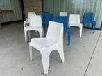BA1171 polysester stoelen voor Bofinger, Huis en Inrichting, Stoelen, Overige materialen, Vijf, Zes of meer stoelen, Blauw, Gebruikt