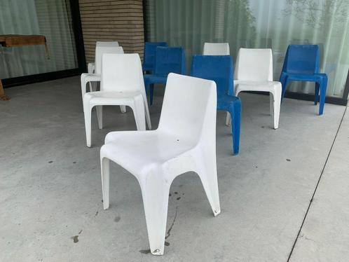 Chaises en polyester BA1171 pour Bofinger, Maison & Meubles, Chaises, Utilisé, Cinq, Six Chaises ou plus, Autres matériaux, Bleu