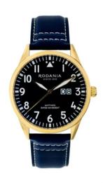 Rodania heren horloge, Handtassen en Accessoires, Horloges | Heren, Leer, Polshorloge, Nieuw, Ophalen