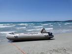 Rubberboot met motor van 15 pk, Watersport en Boten, Motorboten en Motorjachten, Ophalen, Gebruikt, Tot 6 meter, Overige materialen