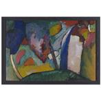 La cascade - Toile Wassily Kandinsky + cadre de cuisson 70x5, Maison & Meubles, Envoi, Création originale, 50 à 75 cm, 50 à 75 cm