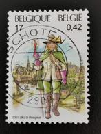 Belgique 2001 - poste 17ème siècle - facteur, Affranchi, Enlèvement ou Envoi