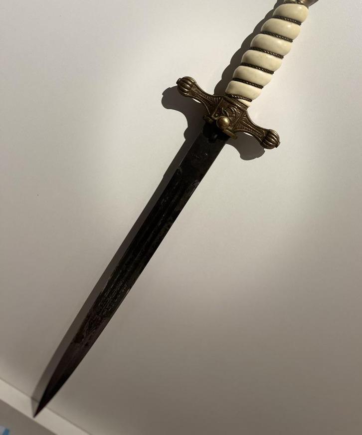 Dague Marine, Verzamelen, Militaria | Tweede Wereldoorlog, Marine, Zwaard of Sabel, Verzenden