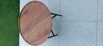 Walnoot round tray salon-, bijzettafel (merk: Ethnicraft), Huis en Inrichting, Ophalen, Zo goed als nieuw
