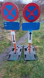 Set verkeersborden E3 parkeerverbod, Doe-het-zelf en Bouw, Ophalen of Verzenden, Gebruikt