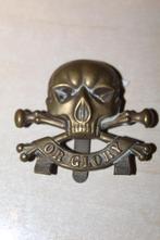 Britse capbadge WO I, Verzamelen, Militaria | Algemeen, Verzenden, Landmacht, Embleem of Badge
