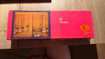 BOUSSU Mondgeblazen kristallen glazen - whiskey, Ophalen