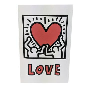 Keith Haring "Love" 3D Pop Up Card  beschikbaar voor biedingen