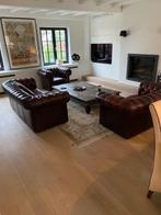 Set echte Chesterfield zetels, Antiek en Kunst, Ophalen