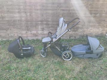 Ensemble poussette/siège auto/nacelle, Poussette combi, Enlèvement, Utilisé, Avec siège auto