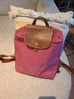 Longchamp opvouwbare kwalitatieve mooie damestas / rugzak, Enlèvement ou Envoi, Utilisé, Rose, Autres types