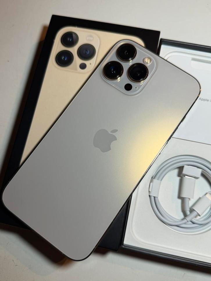 iPhone 13 Pro Max Gold 128Gb (tres propore - batterie 99%), Télécoms, Téléphonie mobile | Apple iPhone, Comme neuf, 128 GB, Sans abonnement