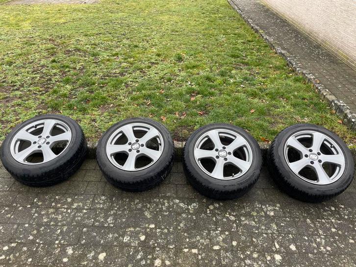 Wintervelgen MSW + banden(Audi A4 2018), Auto-onderdelen, Banden en Velgen, Banden en Velgen, 17 inch, 225 mm, Personenwagen, Gebruikt