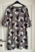 Kaki jurk met bloemenprint Atmos fashion (38), Maat 38/40 (M), Atmos fashion, Ophalen of Verzenden, Zo goed als nieuw