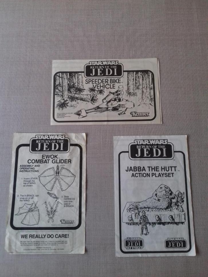 Star Wars vintage 100% origineel KENNISGEVING lot 48, Verzamelen, Star Wars, Gebruikt, Boek of Poster, Ophalen of Verzenden