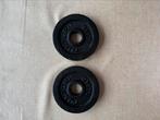 Lot de 2 disque en fonte Tunturi 1,25kg, Sport en Fitness, Fitnessmaterialen, Ophalen of Verzenden, Zo goed als nieuw