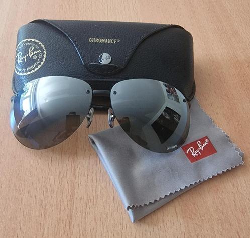 Ray Ban Pilot Chromance gepolariseerd, Handtassen en Accessoires, Zonnebrillen en Brillen | Heren, Zo goed als nieuw, Zonnebril