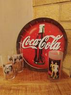 Dienblad Coca Cola + 3 retroglazen, Verzamelen, Ophalen of Verzenden, Zo goed als nieuw, Gebruiksvoorwerp