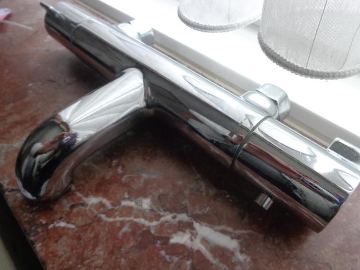 Thermostatische badkraan, Doe-het-zelf en Bouw, Sanitair, Gebruikt, Bad, Chroom, Ophalen of Verzenden