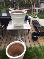 2 zeer mooie bloempotten, Tuin en Terras, Ophalen, Zo goed als nieuw