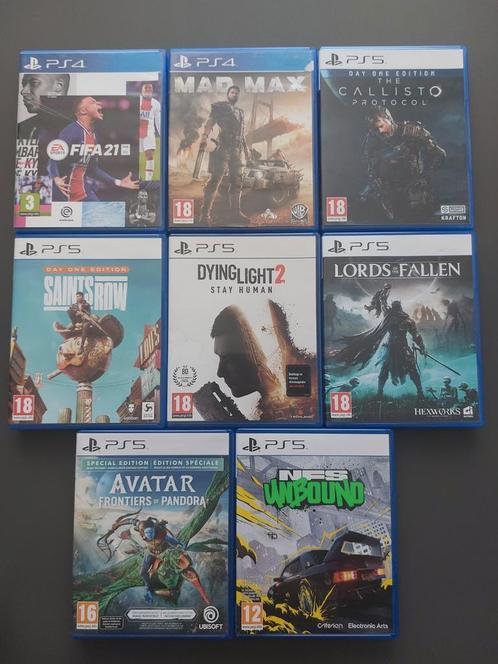 Ps5 games, Consoles de jeu & Jeux vidéo, Jeux | Sony PlayStation 5, Comme neuf, Enlèvement